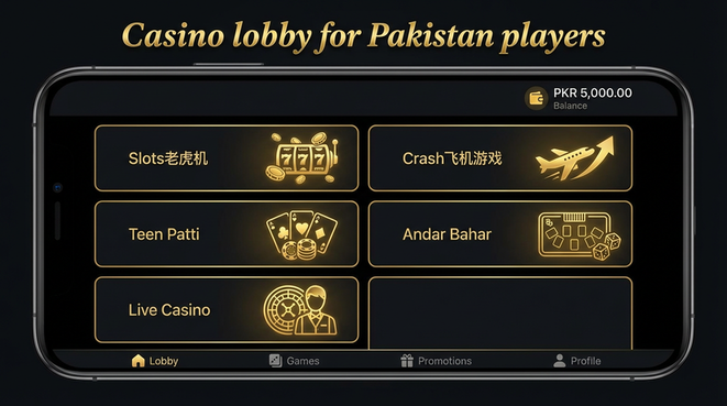 Lobby view of 399Bet for Pakistan users